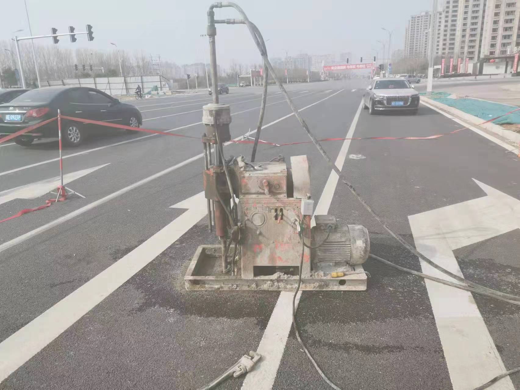 新田路基沉降注浆灌浆